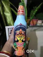 Show piece made by Hand painted febric colour..