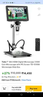 New unused microscope digitall