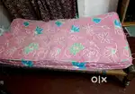 Teakwood Navvar Bed with Mattress