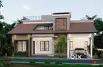 Villa 1800Sqft/5.065 cent/3 bhk/87 lakh/Mannuthy Thrissur