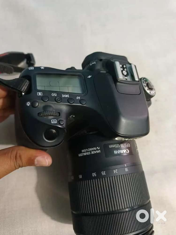 Canon 80D model with all accessories