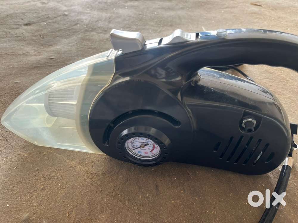 Car infalator with vaccum cleaner