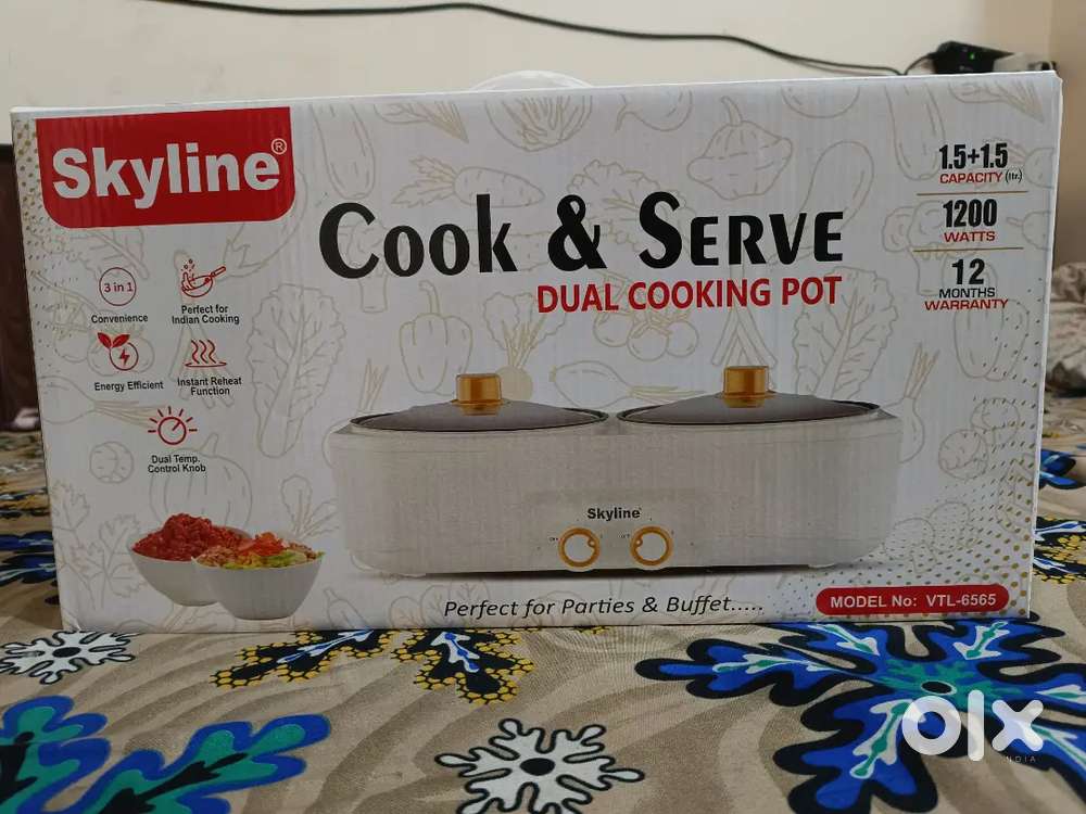Cook & Serve Dual cooking pot