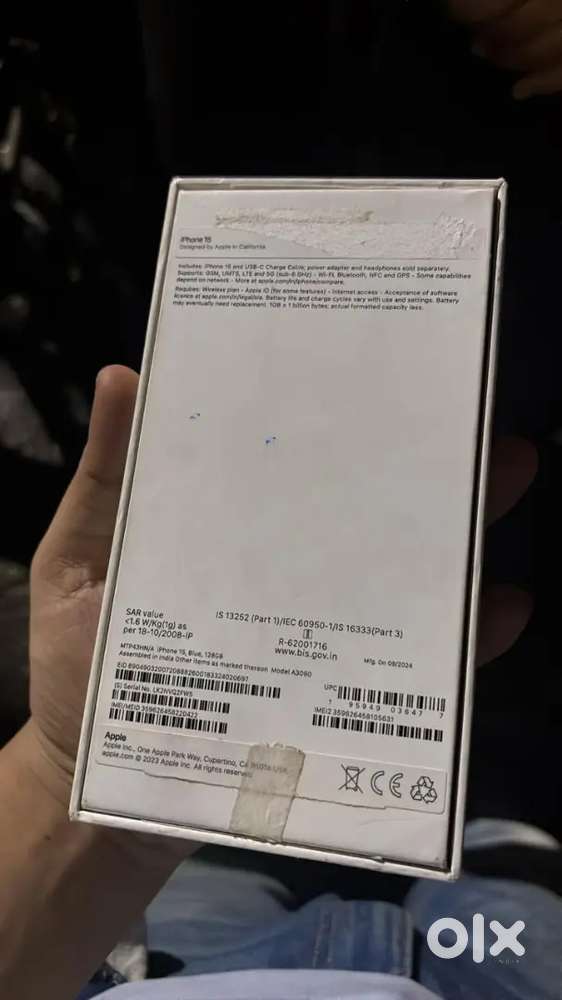 Iphone 15 blue colour 128 gb only urgent