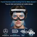 meta quest 3 must have head strap ac fan cooler sweat free fog free