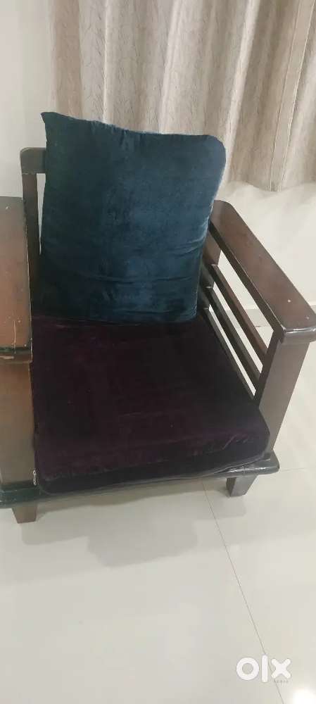 Teak wood sofa