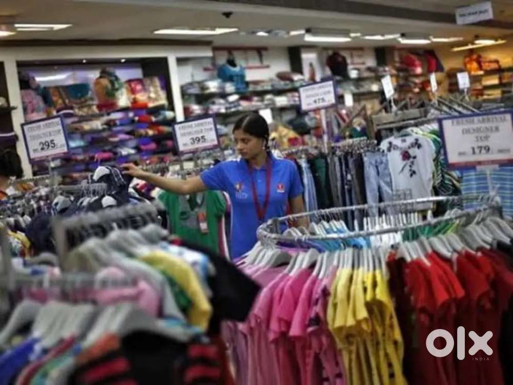 Ruhtra showroom cloth sales man and girls job