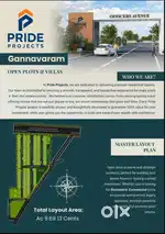 గన్నవరం లో 70% లోను సదుపాయం లో CRDA విల్లా ప్లాట్స్(ఎయిర్ పోర్టు దగ్గర