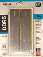 Crucial 32 GB DDR 5 Desktop memory modules