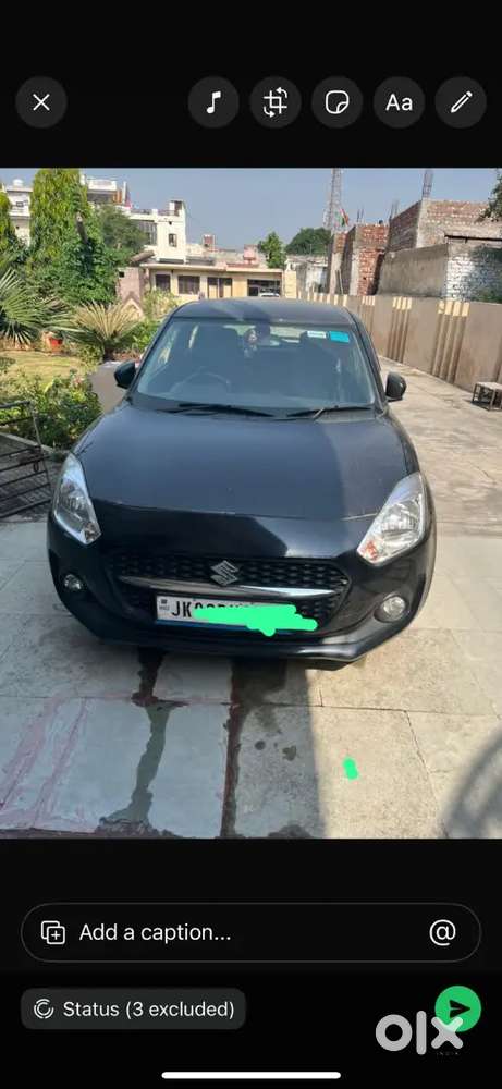 Swift new gen push start button with alloy wheel