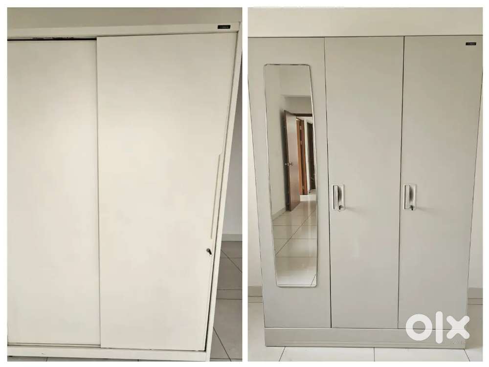 50% off : 2 Godrej Interio strong Metal wardrobes, 5 years old only