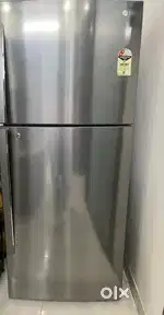 Double door LG FRIDGE 437 litre, SILVER COLOUR two years old only