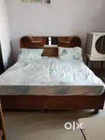 Fully furnished room with attached bathroom