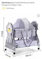 Baby Cradle with Mosquito Net