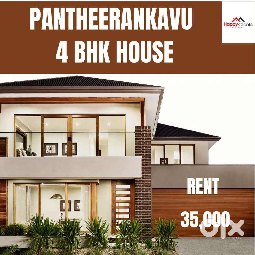 Pantheerankavu 4 bhk house for rent