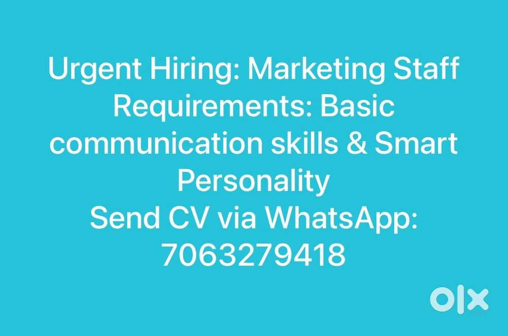 Marketing job