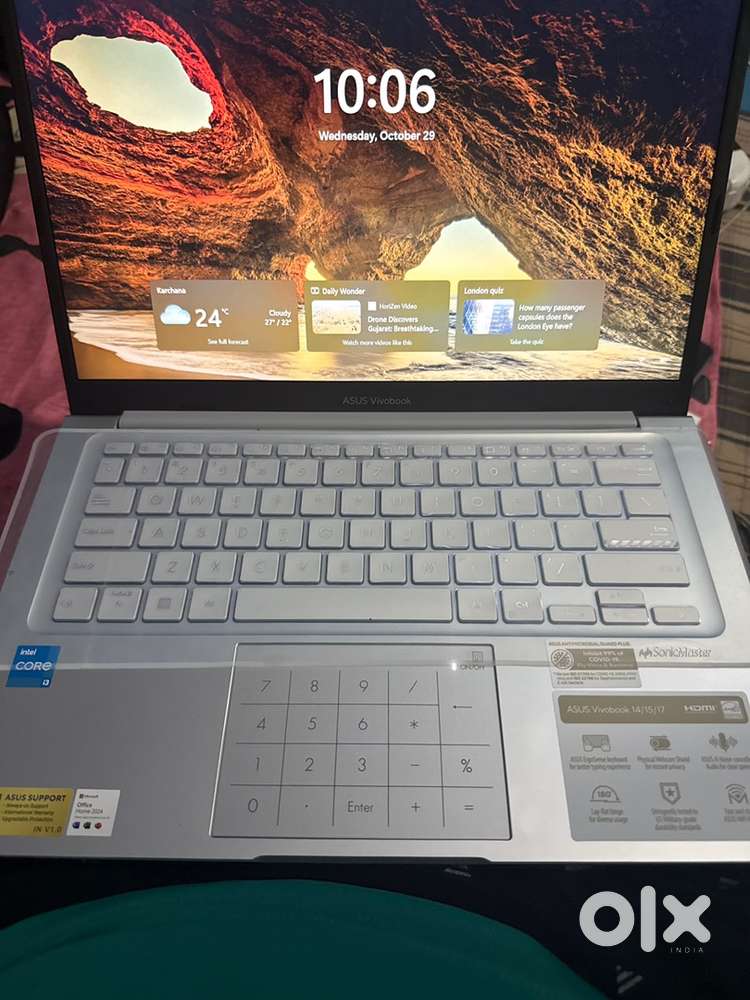 New laptop not used