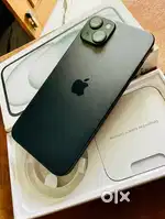 iPhone 15 Plus under warranty with bill box charger in mint condition