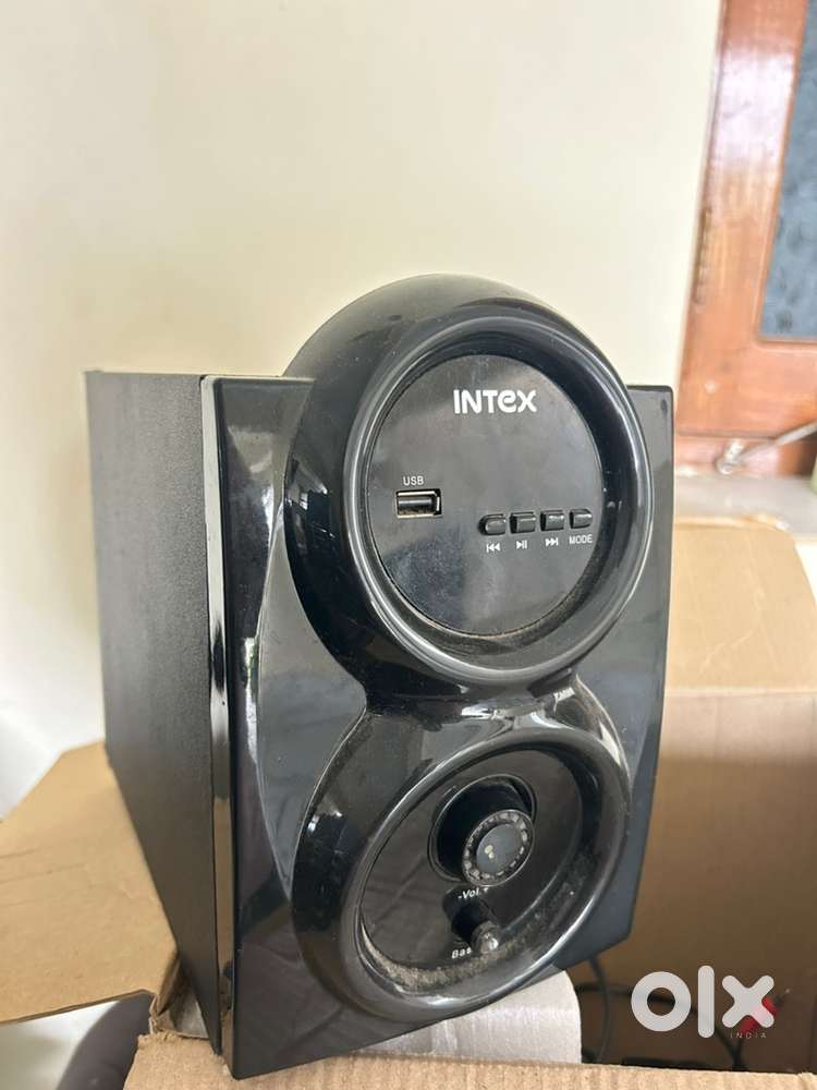Intex home theatre for sale 4.1 channel with blutooth aux fm&remote