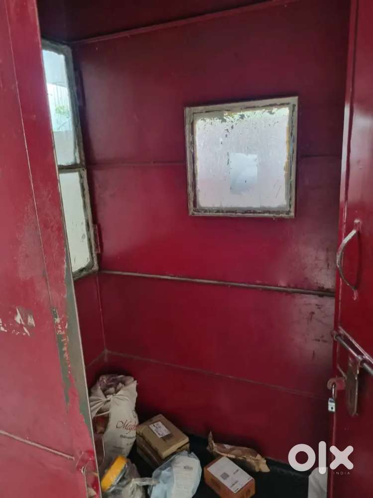 Metal body 
Used security guard cabin