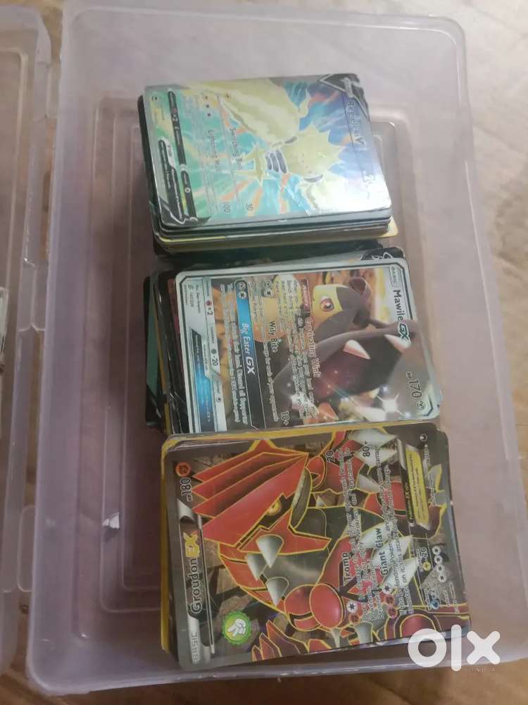 150 pokemon cards included v max v and gx