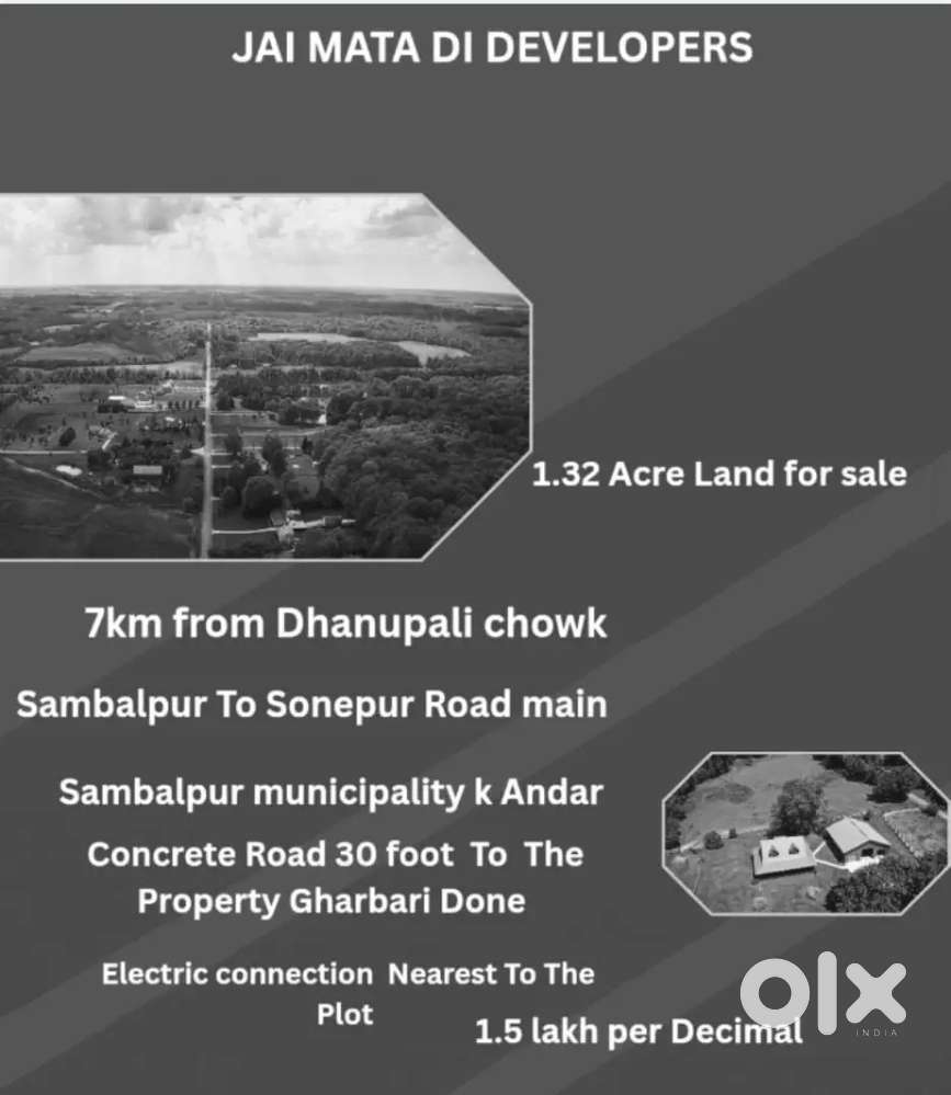 1.32 Acre land For sale