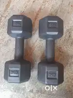 Lifelong PVC Hex Dumbell set of 2 ( 3kg*2 )