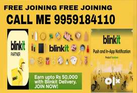 BLINKIT DELIVERY JOBS FREE JOINING IN HYD BLINK DELIVERY PARTNERS @HYD