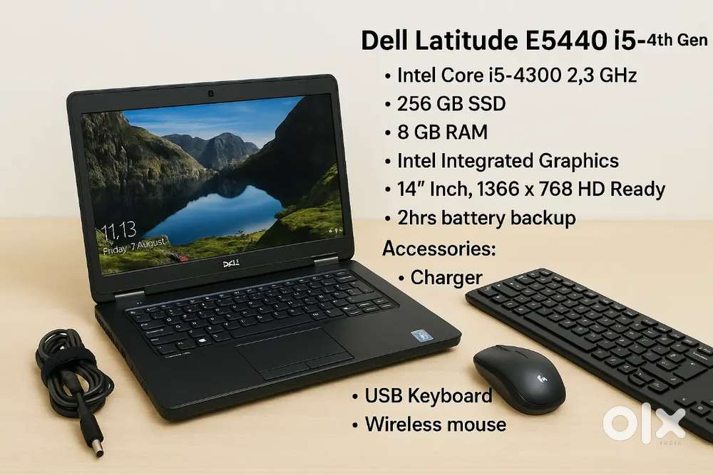 Dell Latitude E5440 i5 (4th Gen)  8GB RAM  256GB SSD
