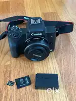 Second hand Canon EOS M50 Mirrorless Digital Camera Bundle 22mm EF-M.