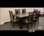 6 CHAIRS DINING TABLE AVAILABLE IN STARF FURNITURE