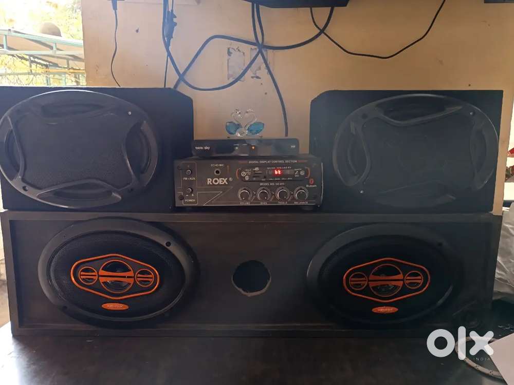 Audio speaker full setup 6×9 8 Inch