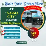 5 BHK Bunglow with Premium Interior Work in Aasma City Uslapur