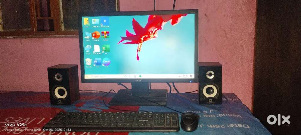 Acer led monitor/.Hcl cpu