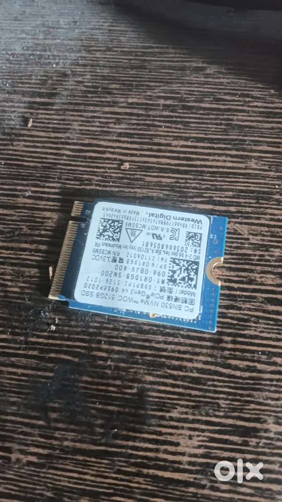 WD 512 nvme SSD, 76% helth, working condition