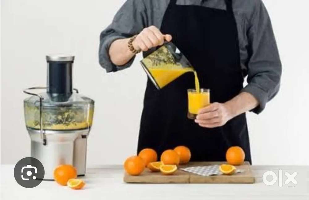 1 Juice maker and 1 cleaning staff required