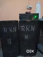 Audio setup ahuja  amplifier + dual box