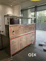 Vada pav ,Pizza ,burger ,Pav bhaji, snack, chat, pani puri  counter