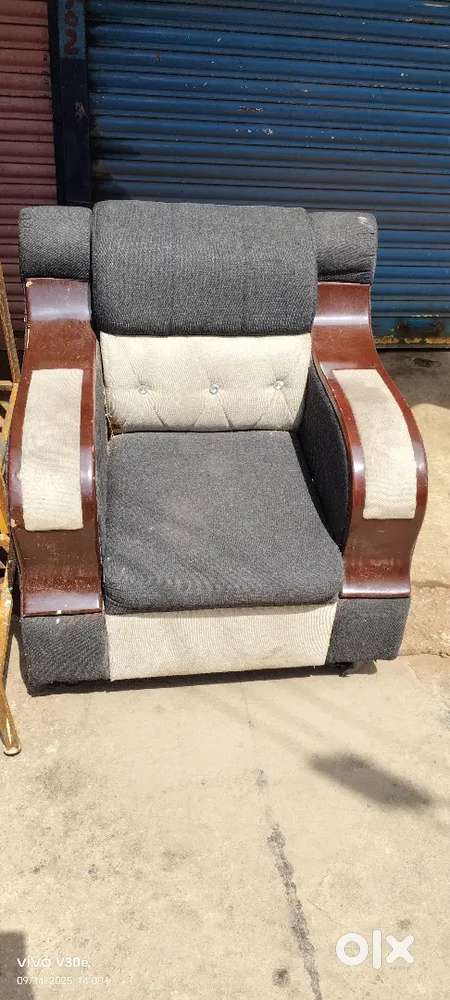 Wood sofa 1 item only
