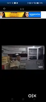 1500sq ft double shutter hall for godown, smallfactory, library, etc