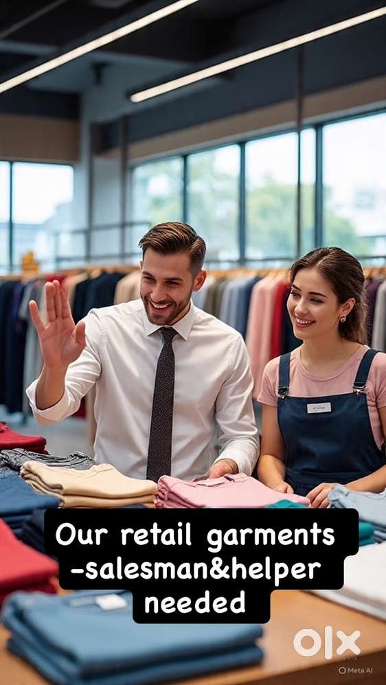 Our retail garments -salesman&helper