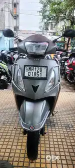A TVS Jupiter bike is good condition