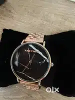 Gold plated analog watch