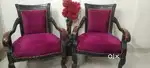 Wooden Sofa Set & Show Case cum TV Rack