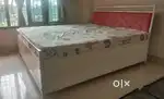 6ftx7ft box bed (iron) with Kurl-On matress, amount negotiable