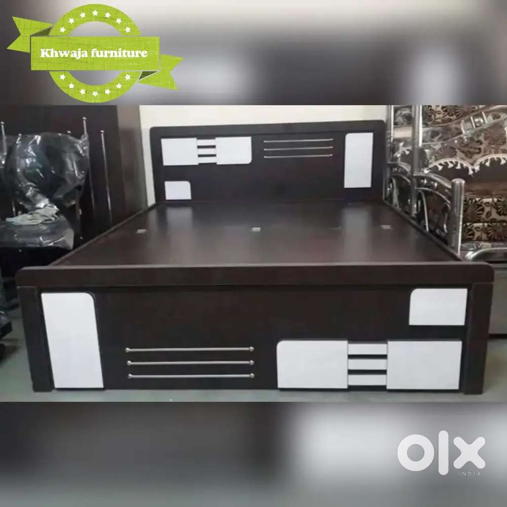 Khwaja furniture. King size Bed. Bajaj finance available