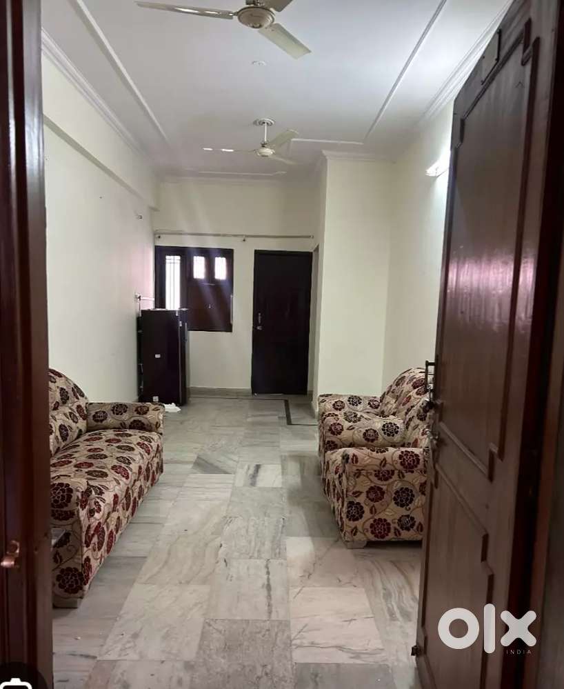 2bhk  semi furnished flat