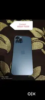 Iphone 12pro max good condition with box cable original