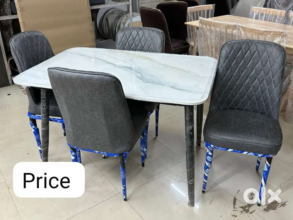 Marble dining table and senter table