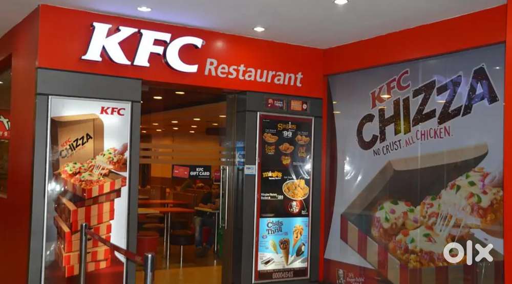 लड़के / लड़कियों की KFC STORE में आवश्यकता है।.